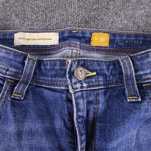 Anthropologie Pilcro And The Letterpress Hyphen Jeans Size 30x28 - Picture 2 of 9